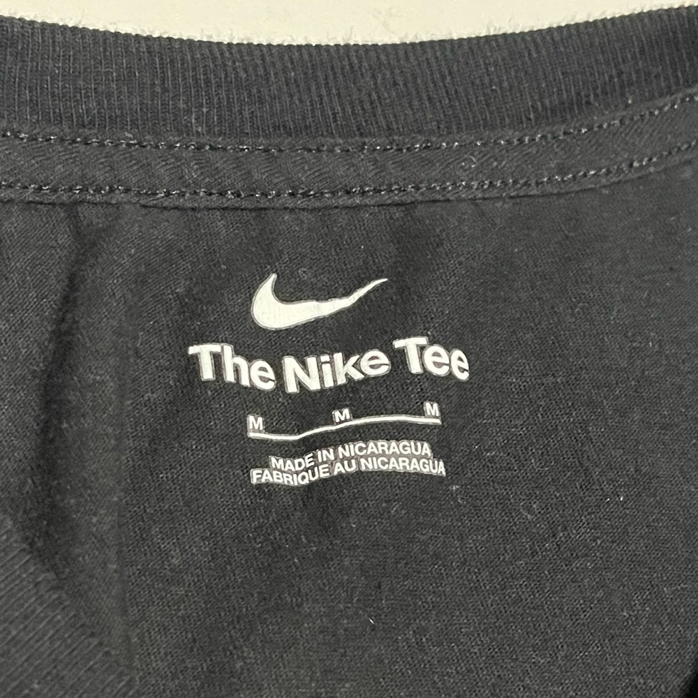 Nike Black Graphic “JUST DO IT” T-Shirt | Men’s L | Iconic Athletic Streetwear - Picture 7 of 7